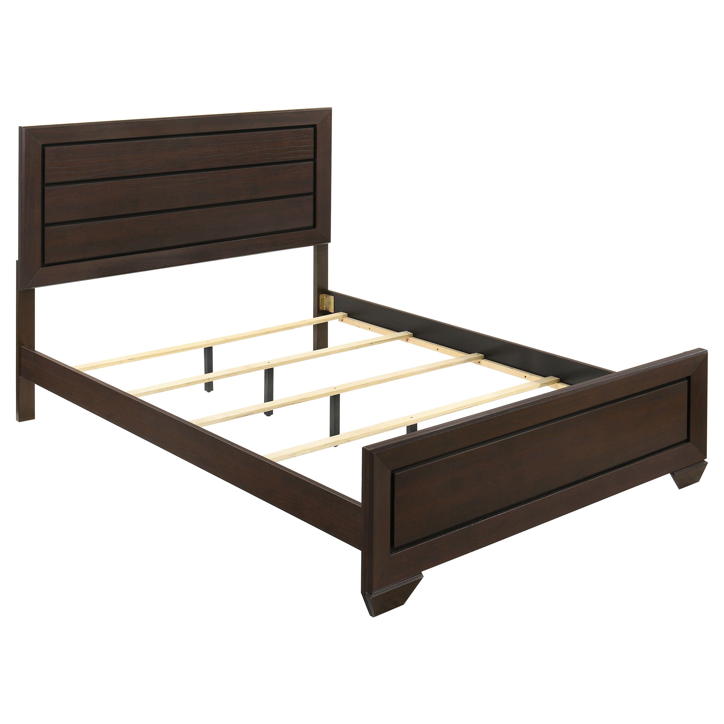 Kauffman California King Bedroom Set Dark Cocoa