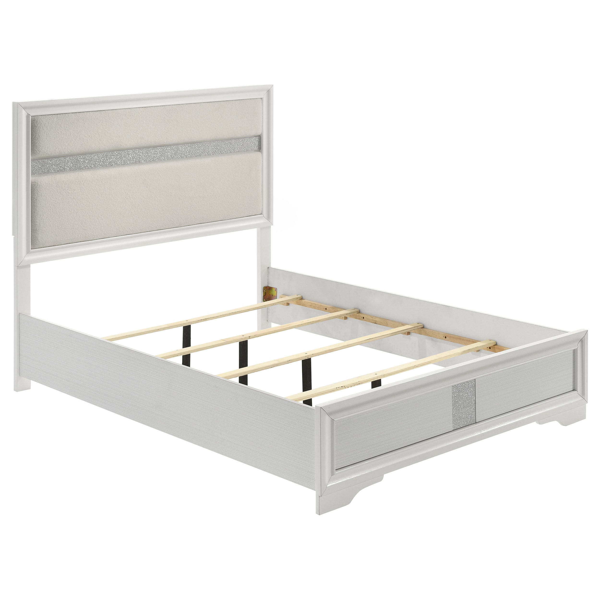Miranda 51-inch Wood California King Storage Panel Bed Black