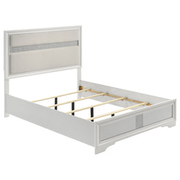 Miranda 51-inch Wood California King Storage Panel Bed Black