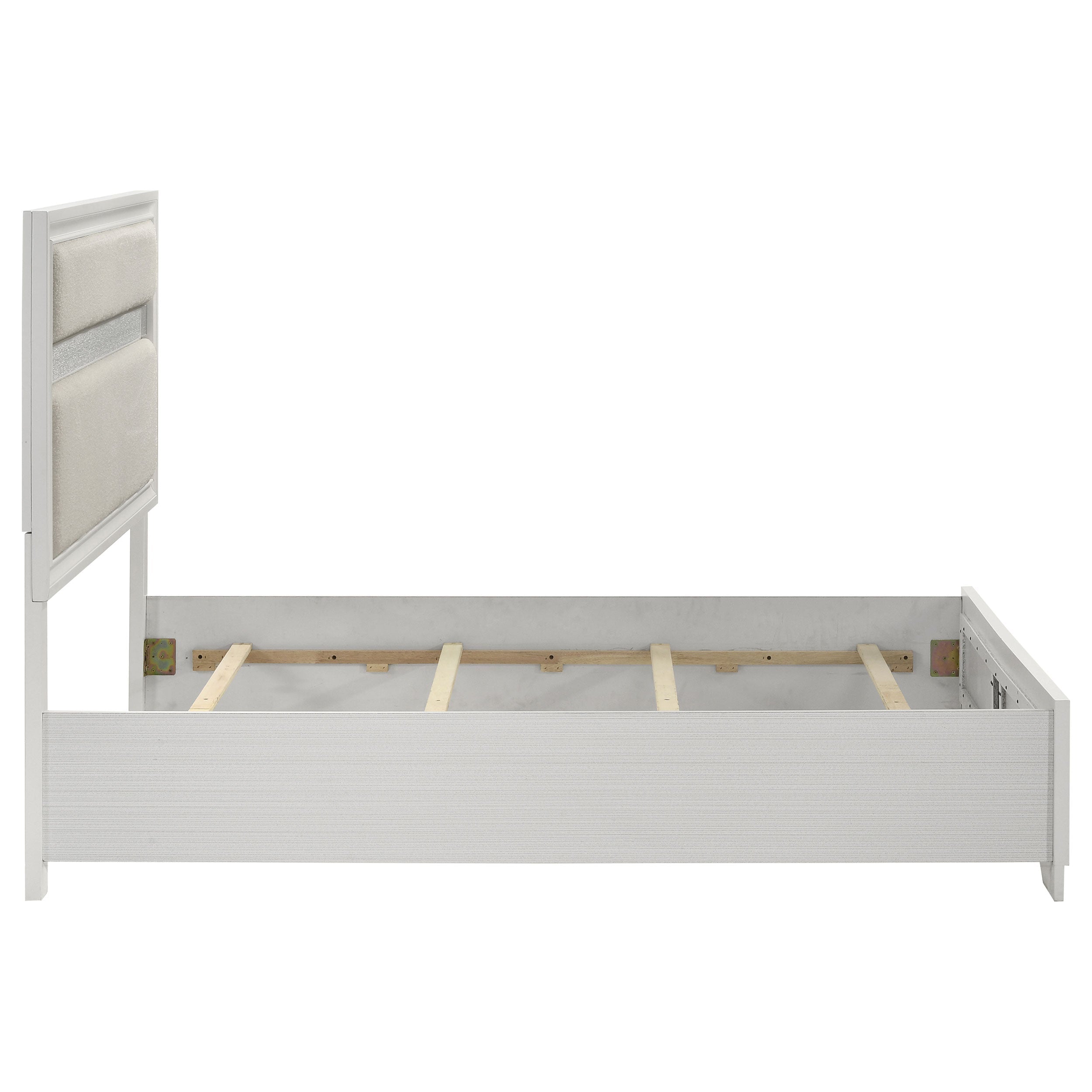 Miranda 51-inch Wood California King Storage Panel Bed Black