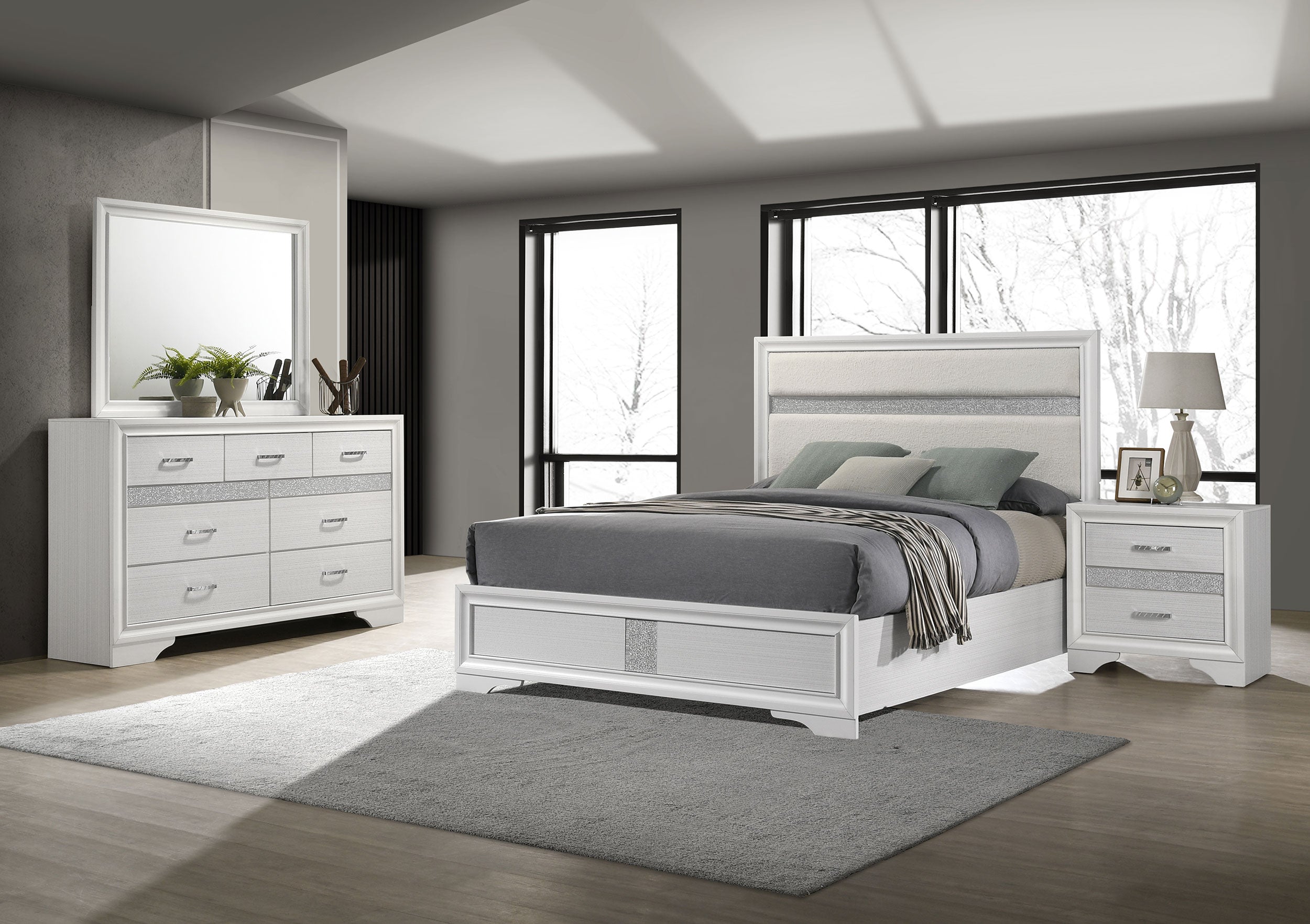 Miranda California King Bedroom Set Black