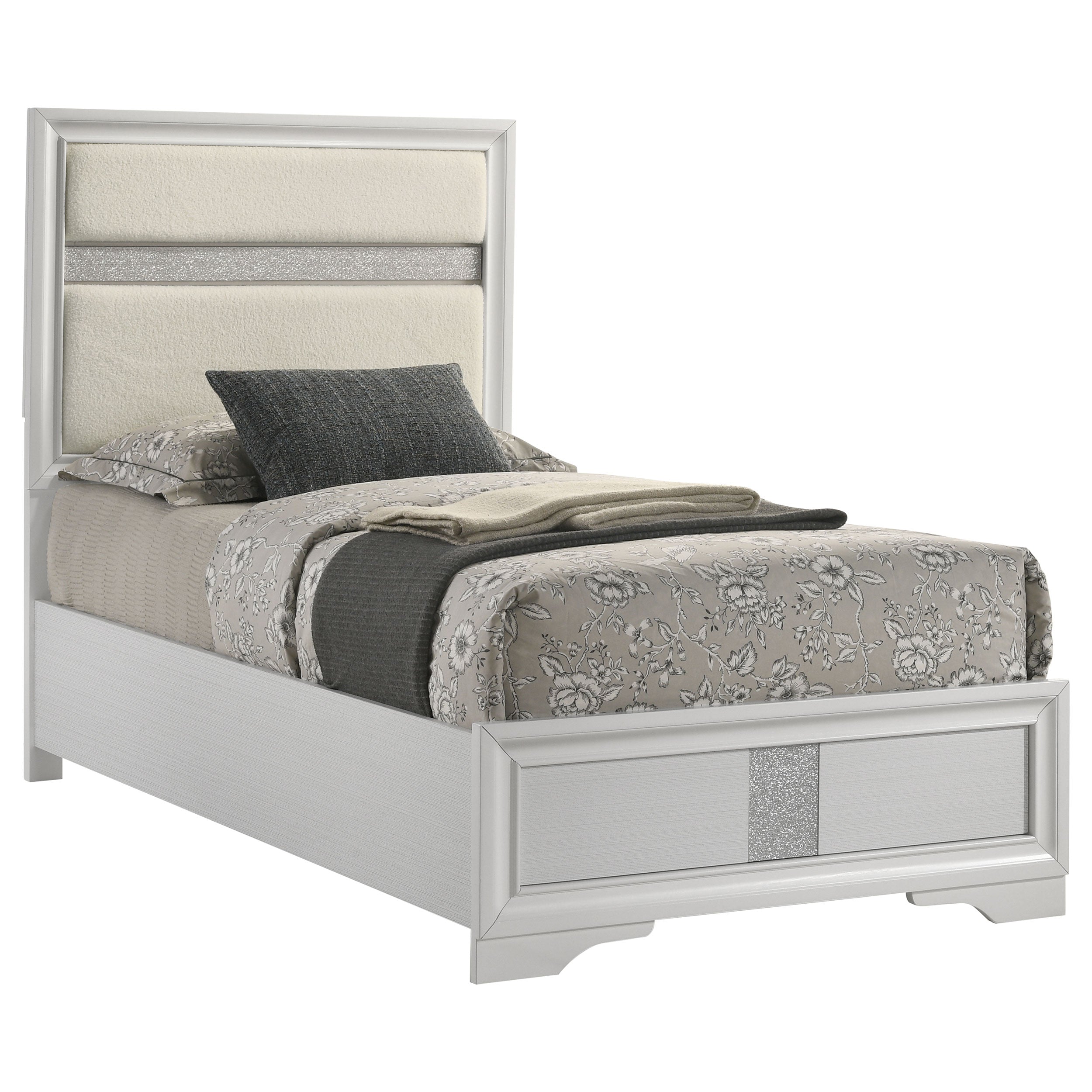 Miranda 51-inch Wood California King Storage Panel Bed Black