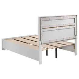 Miranda 51-inch Wood California King Storage Panel Bed Black