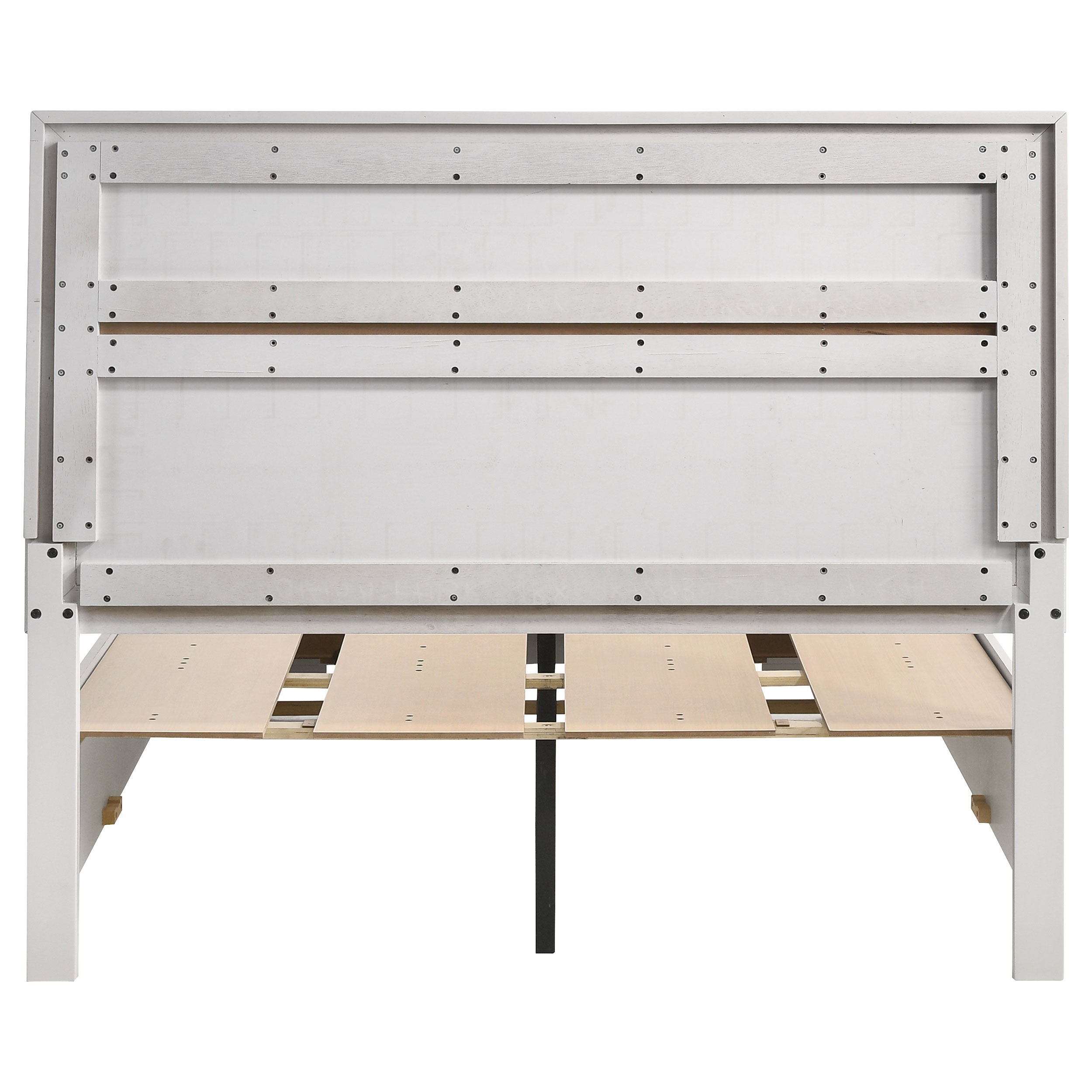 Miranda 51-inch Wood California King Storage Panel Bed Black