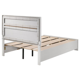 Miranda 51-inch Wood California King Storage Panel Bed Black