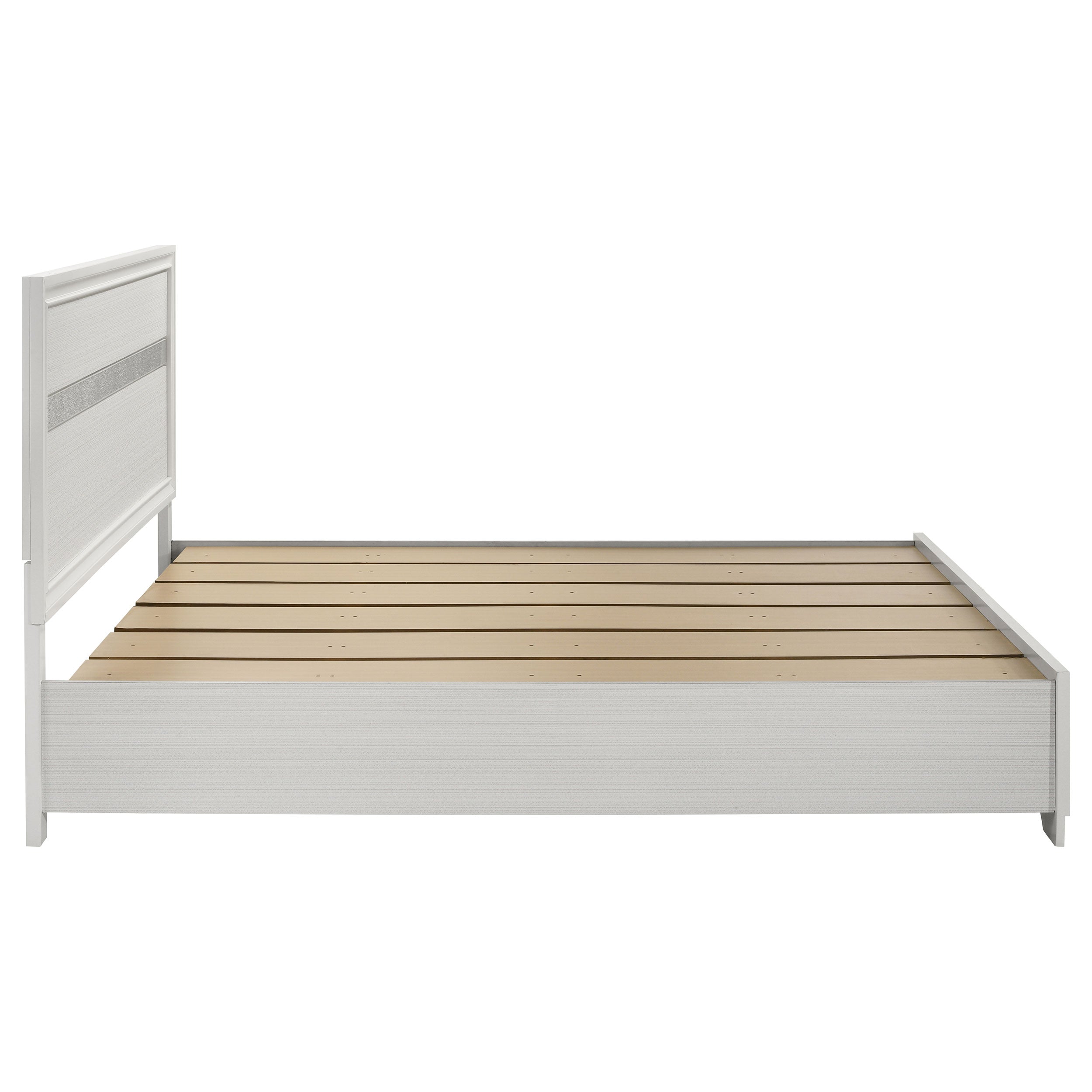 Miranda 51-inch Wood California King Storage Panel Bed Black