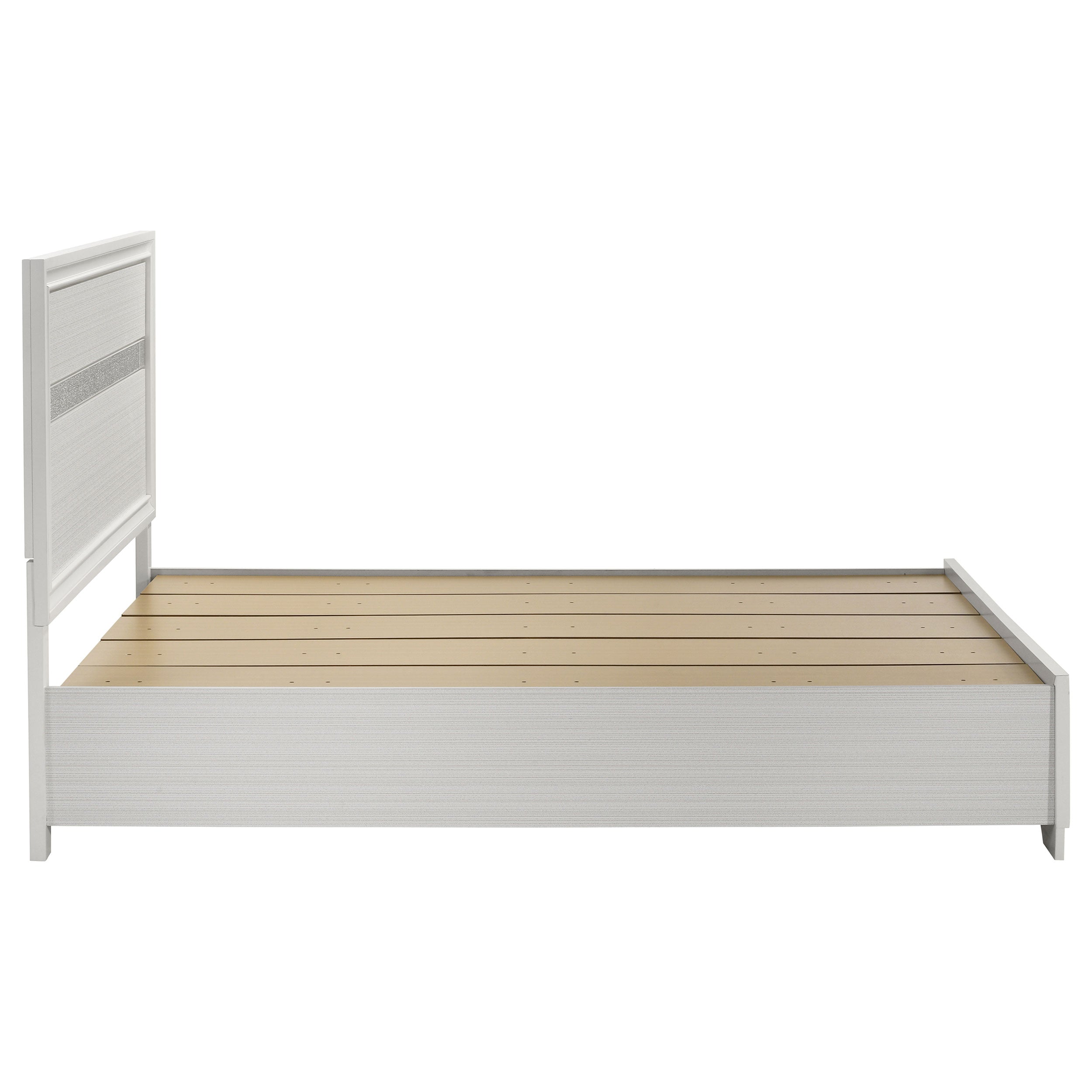 Miranda 51-inch Wood California King Storage Panel Bed Black
