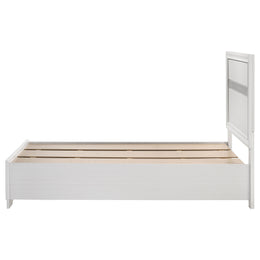 Miranda 51-inch Wood California King Storage Panel Bed Black