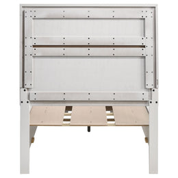 Miranda 51-inch Wood California King Storage Panel Bed Black