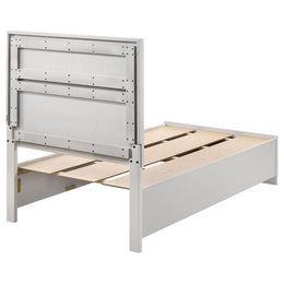 Miranda 51-inch Wood California King Storage Panel Bed Black