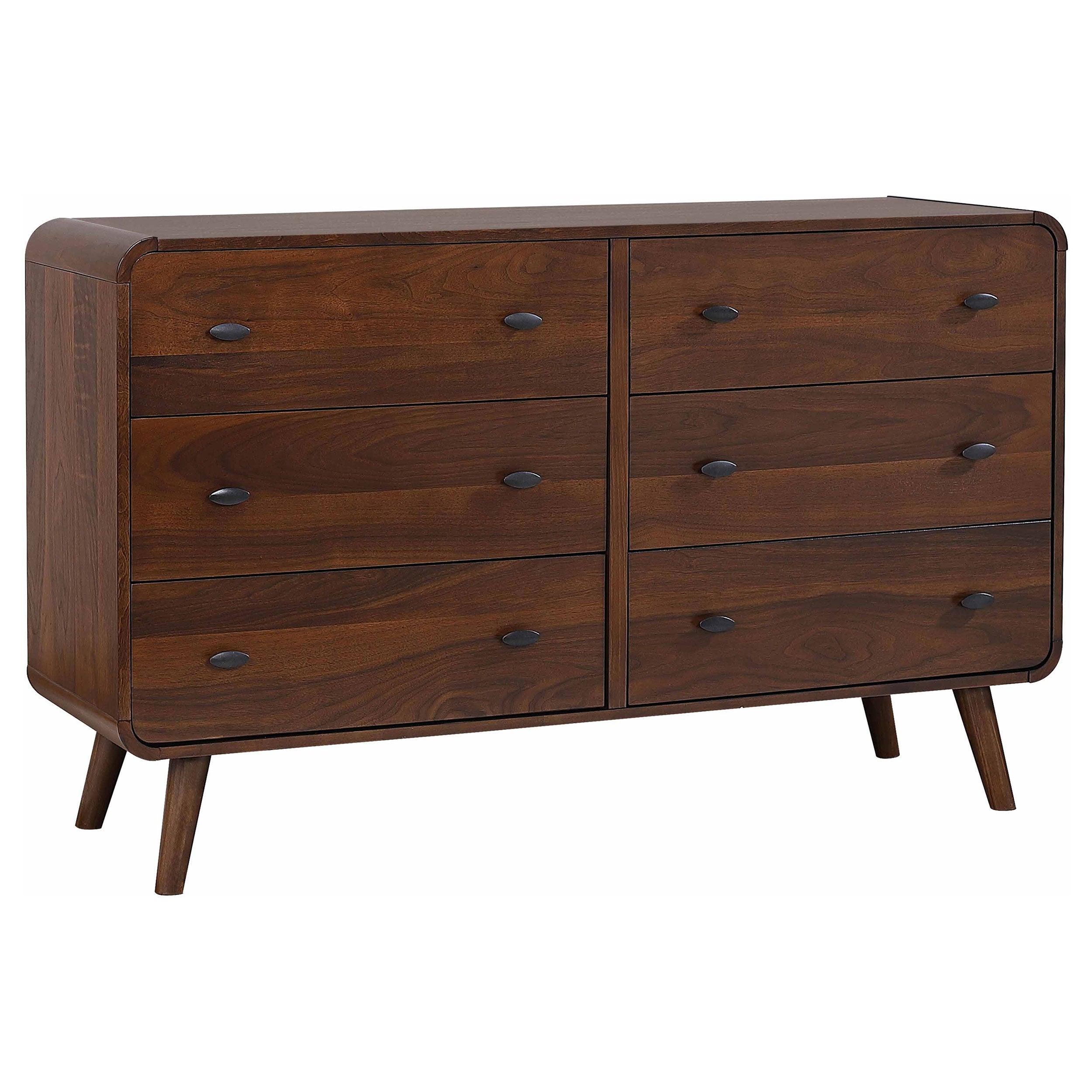 Robyn California King Bedroom Set Dark Walnut