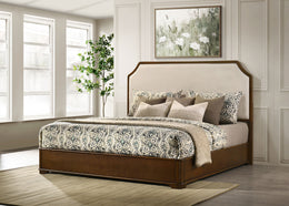 Garland 58-inchPanel Bed Cream and Brown Cherry