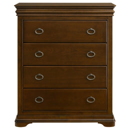 Garland 4-drawer Bedroom Chest of Drawers Brown Cherry