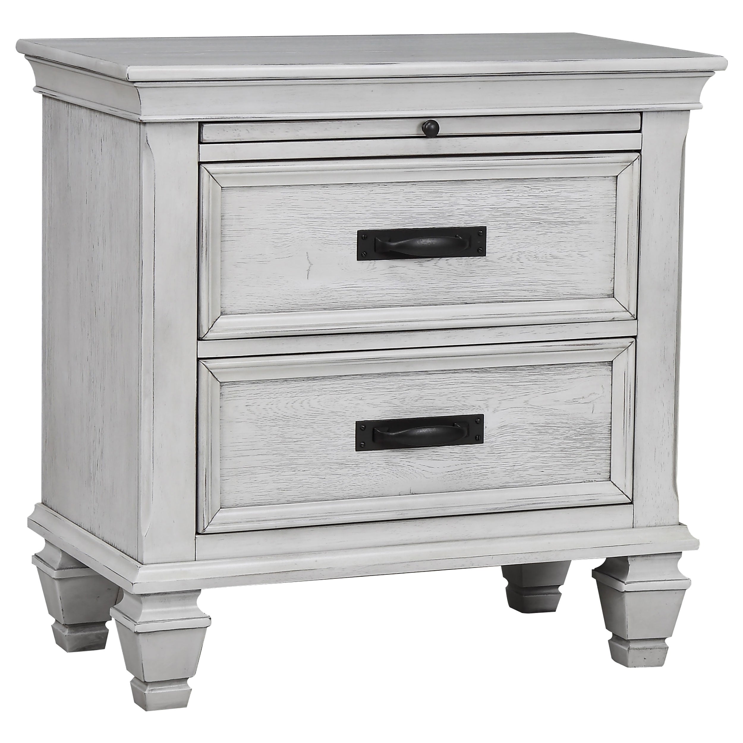 Franco Bedroom Set Distressed White