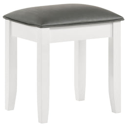 Barzini 7-drawer Vanity Set with Lighting White