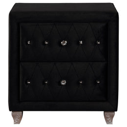 Deanna California King Bedroom Set Black
