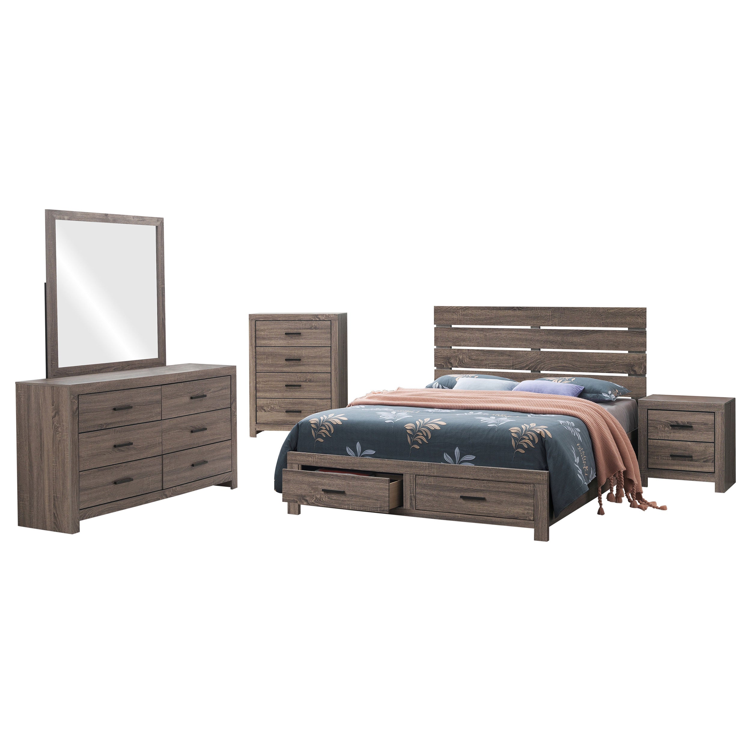 Brantford Bedroom Set Barrel Oak