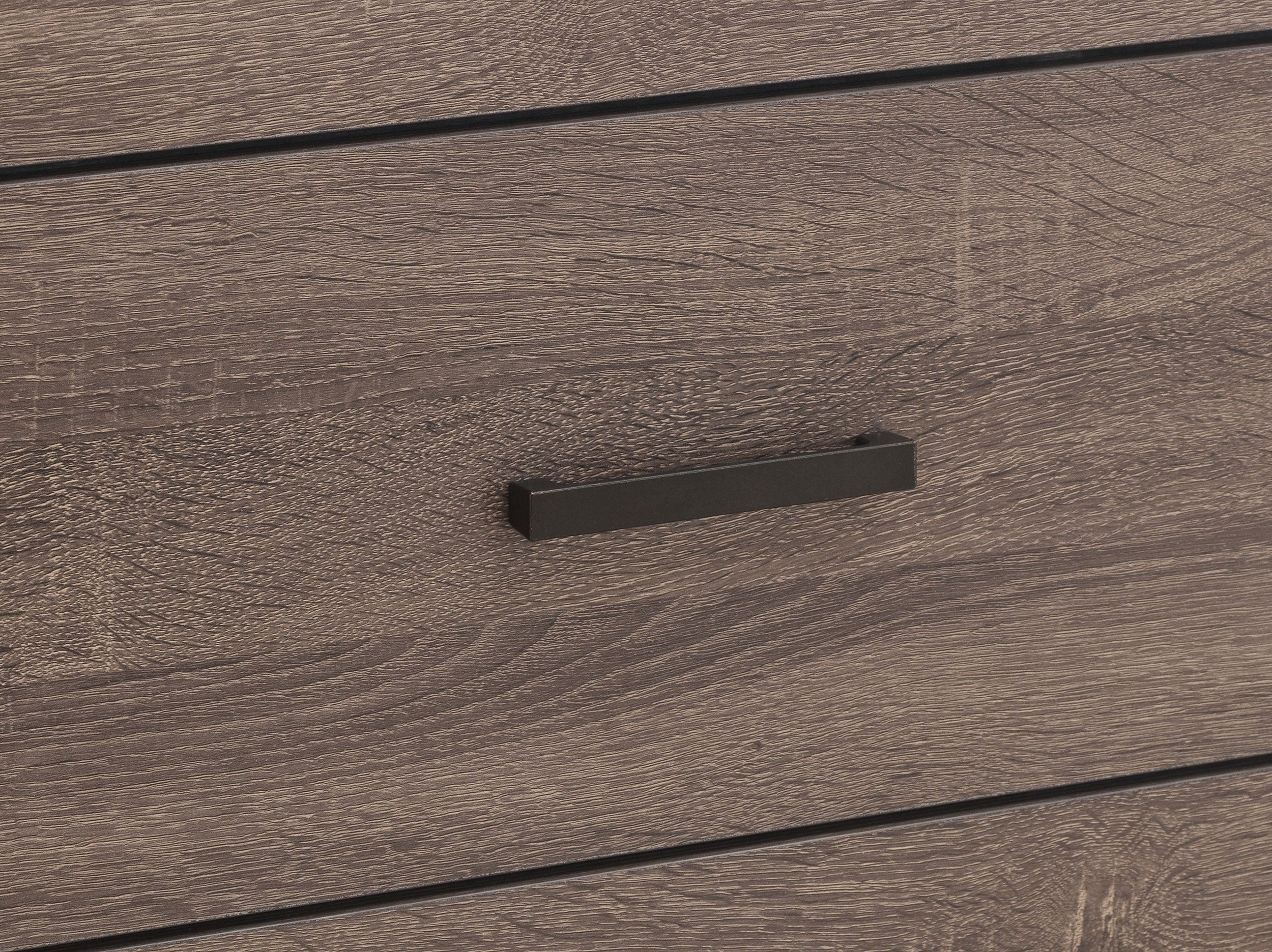 Brantford Wood Panel Bed Barrel Oak