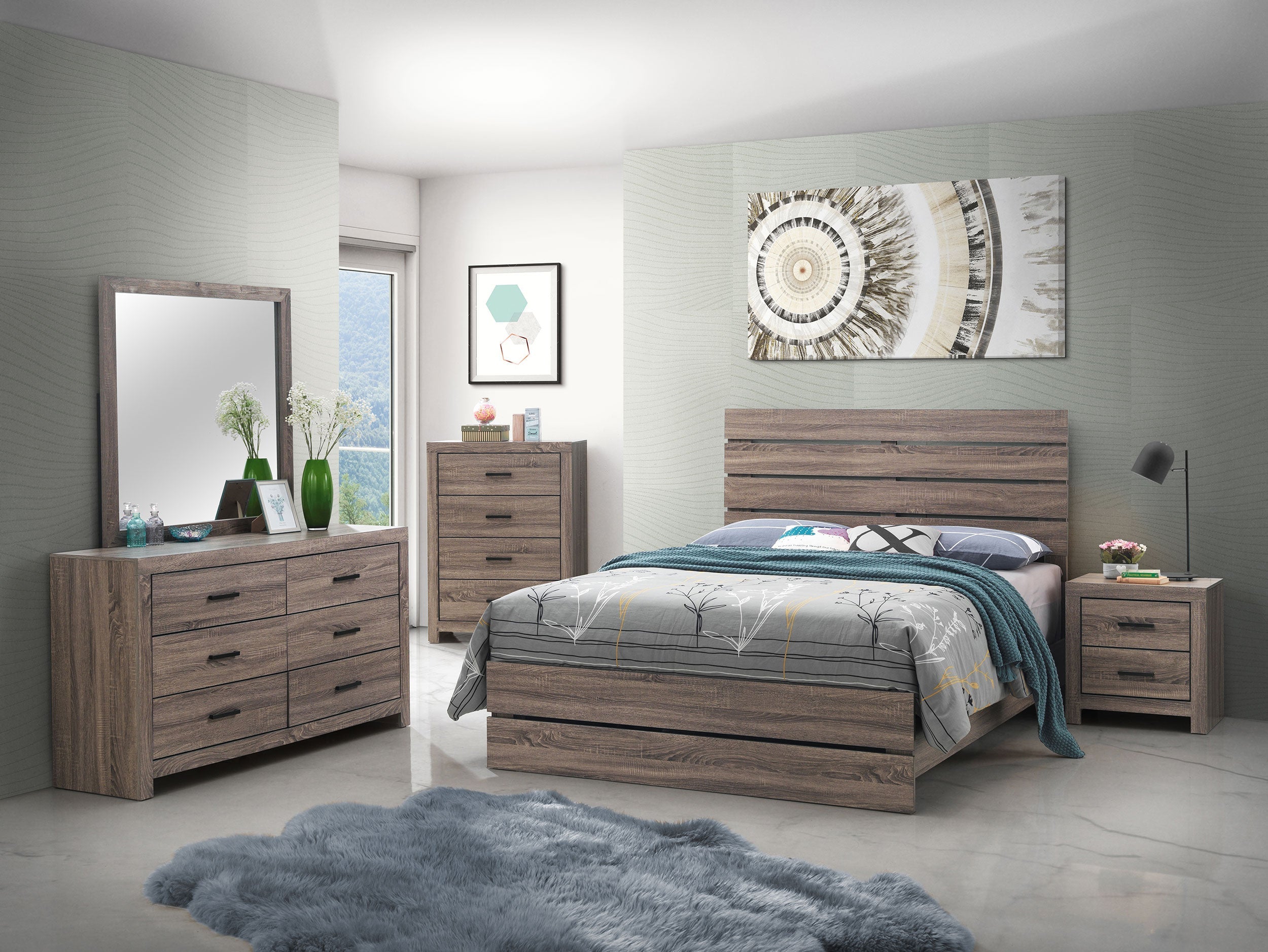 Brantford Bedroom Set Barrel Oak