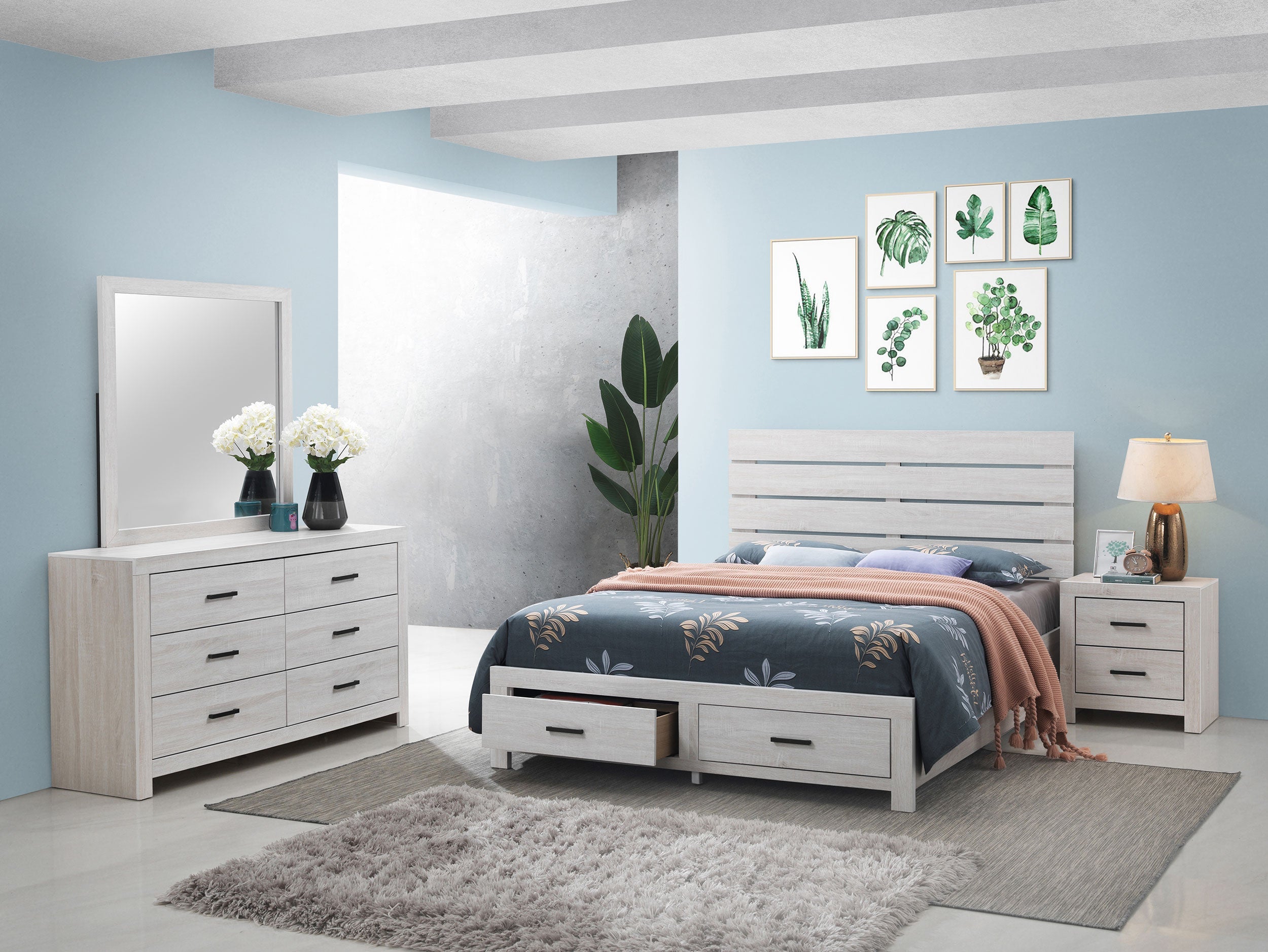 Brantford Bedroom Set Barrel Oak