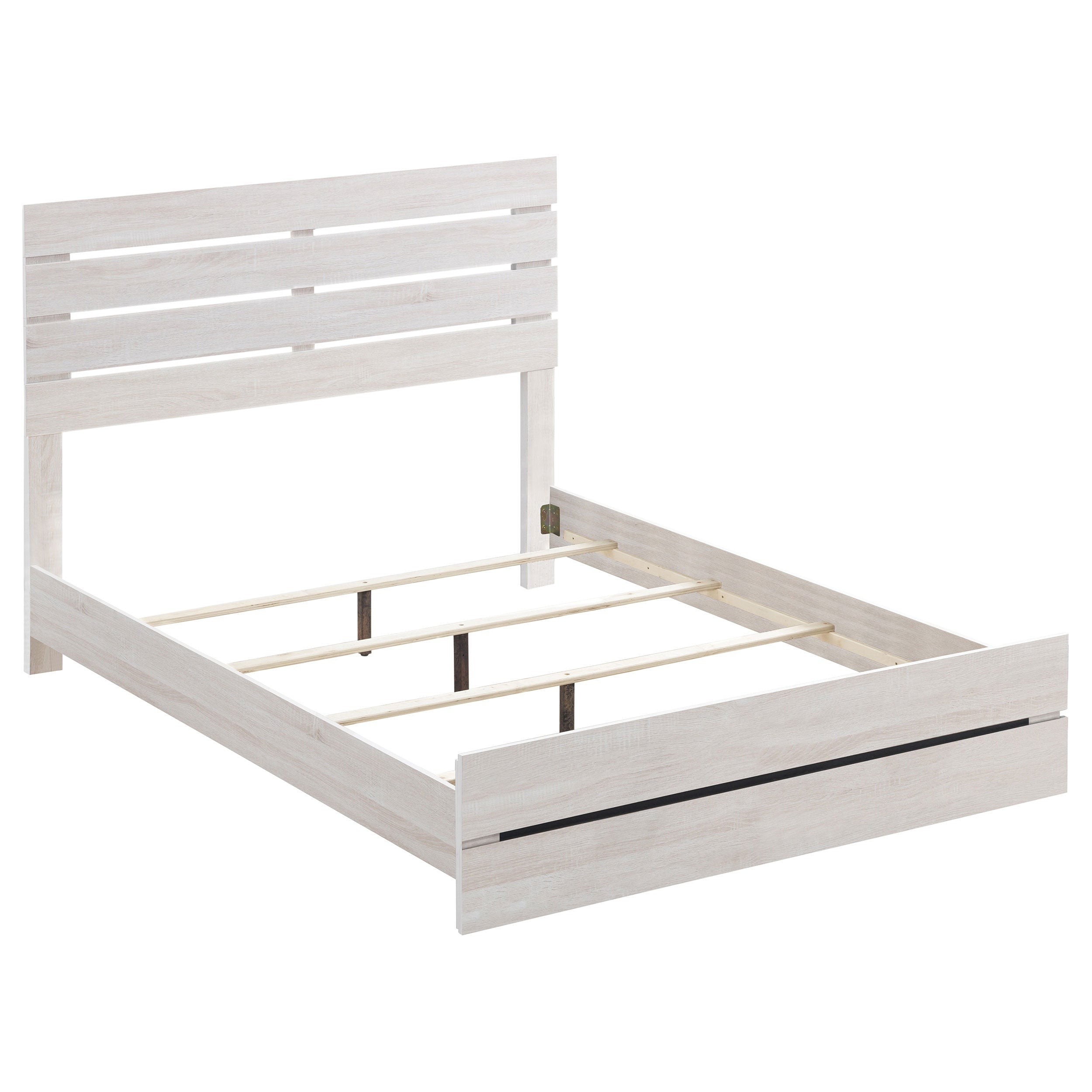 Brantford Wood Panel Bed Barrel Oak