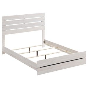 Brantford Wood Panel Bed Barrel Oak