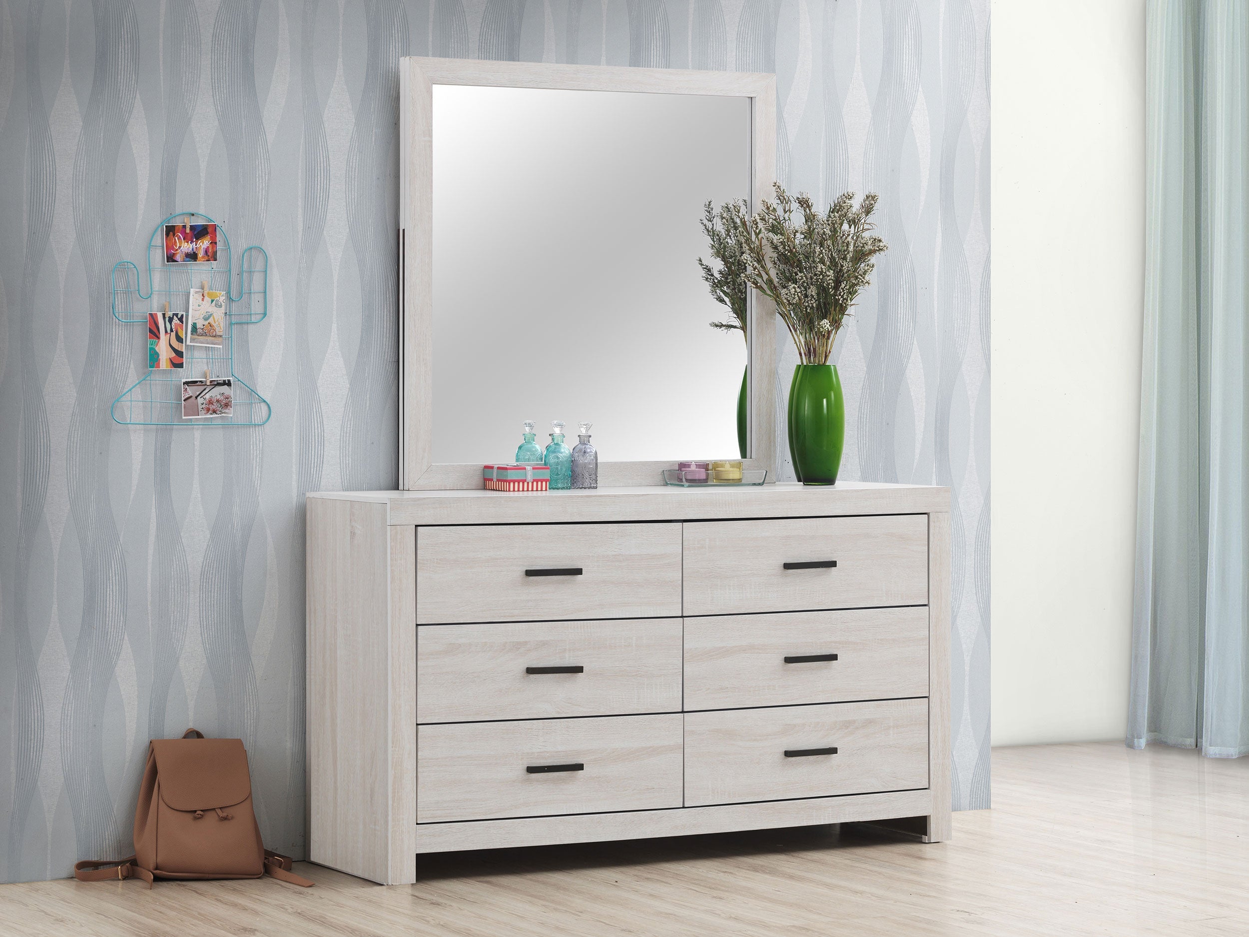 Brantford 6-drawer Dresser Barrel Oak