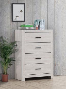 Brantford 4-drawer Bedroom Chest Barrel Oak