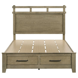 Hazlewood 59-inch Panel Storage Bed Vineyard Oak
