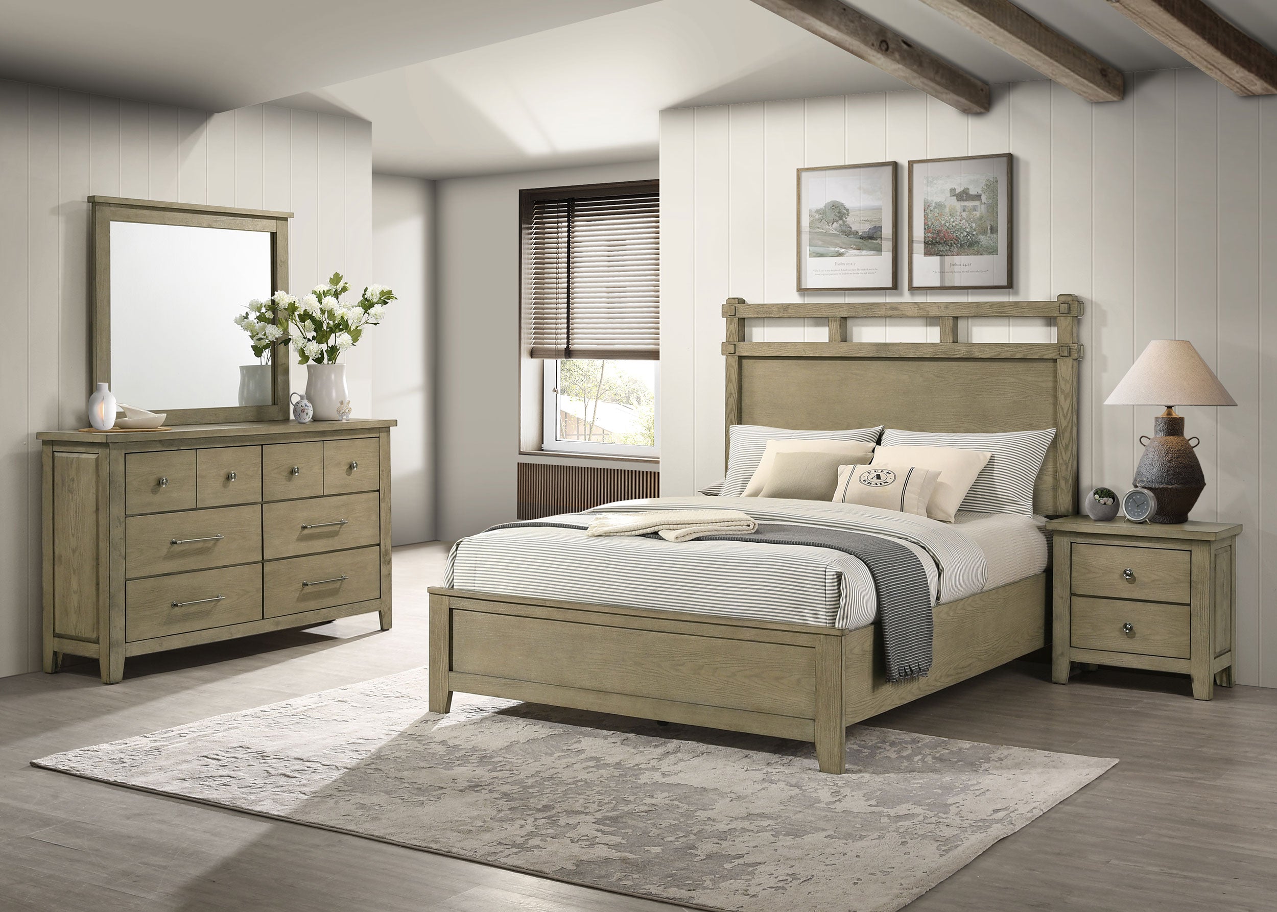 Hazlewood Bedroom Set Vineyard Oak