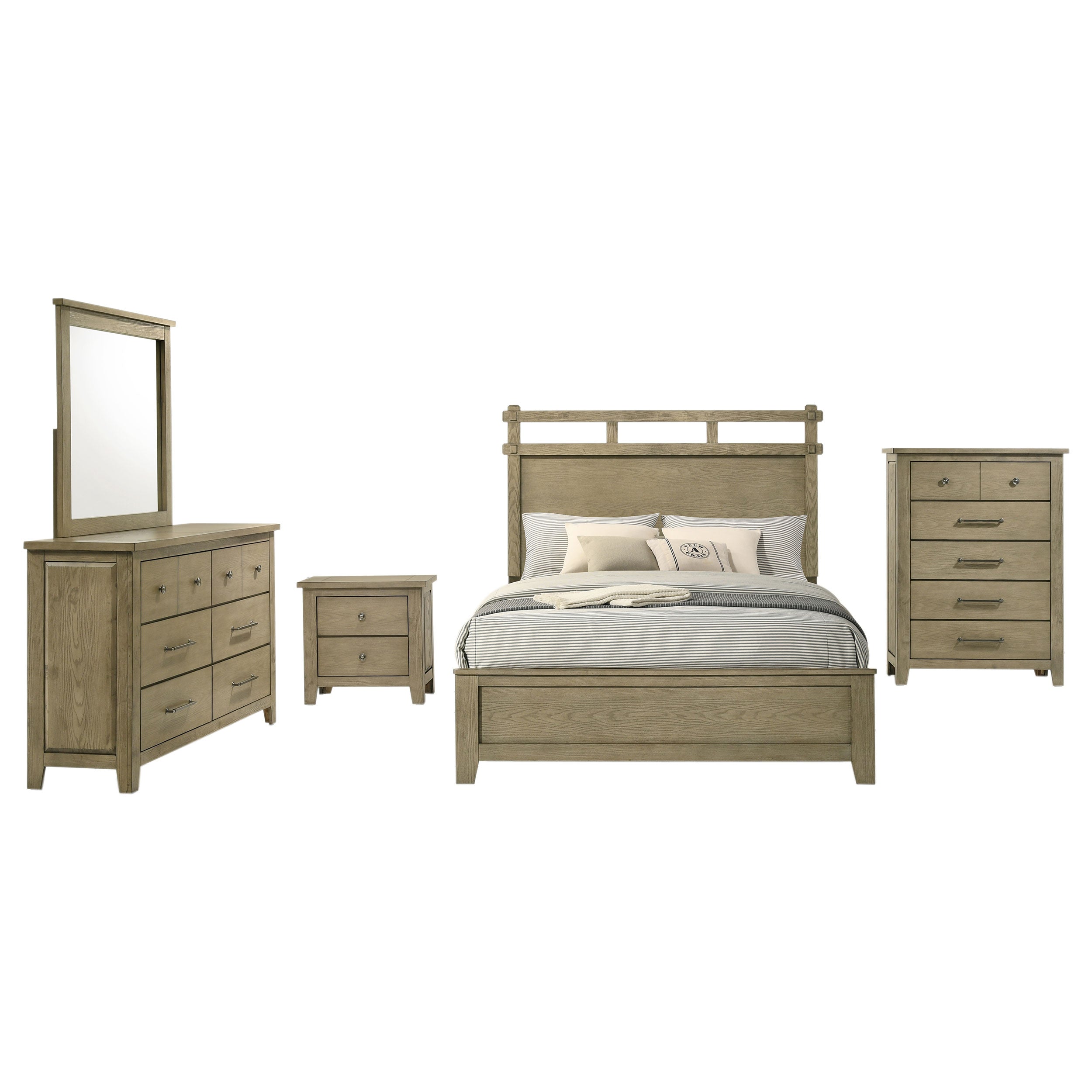 Hazlewood Bedroom Set Vineyard Oak