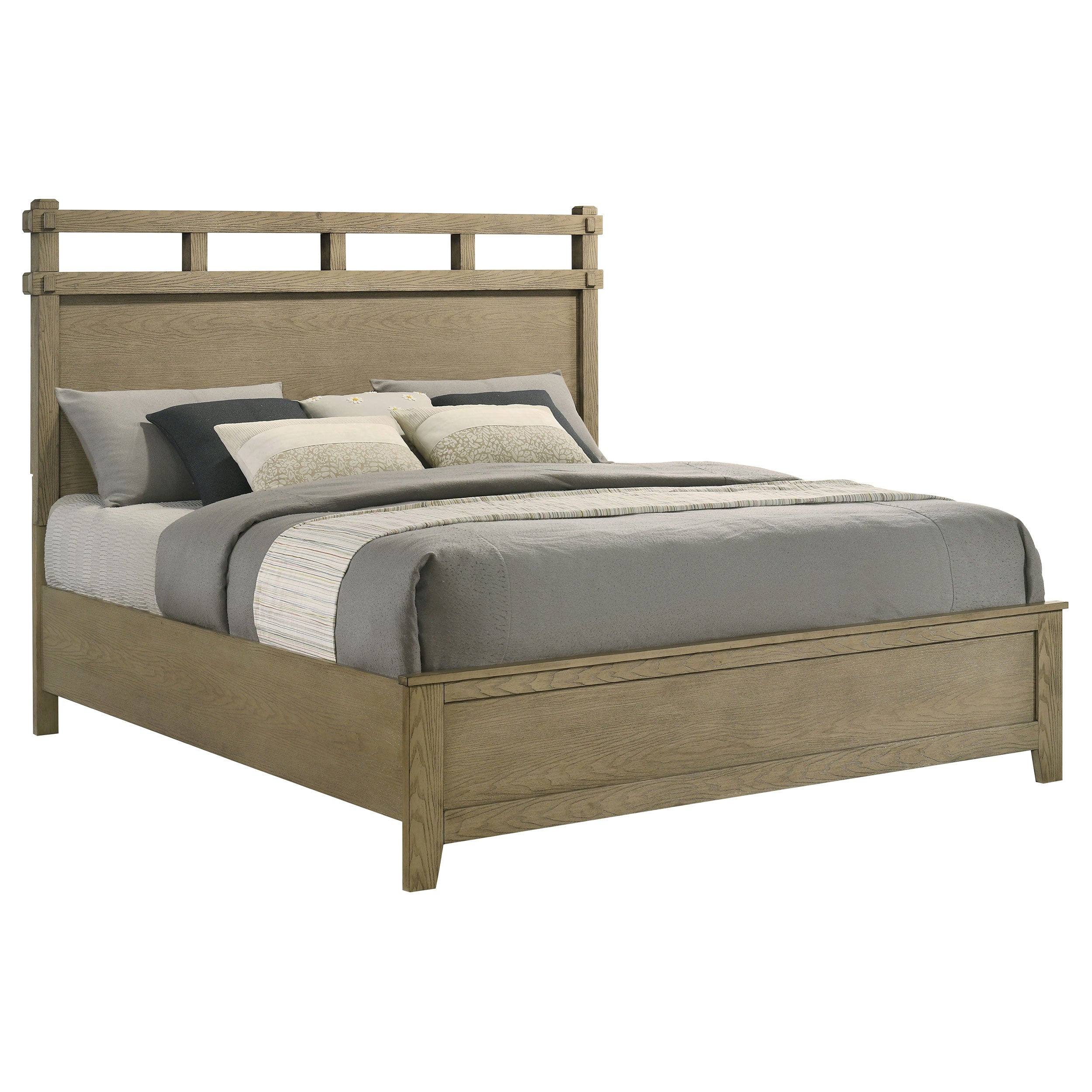 Hazlewood 59-inch Panel Storage Bed Vineyard Oak