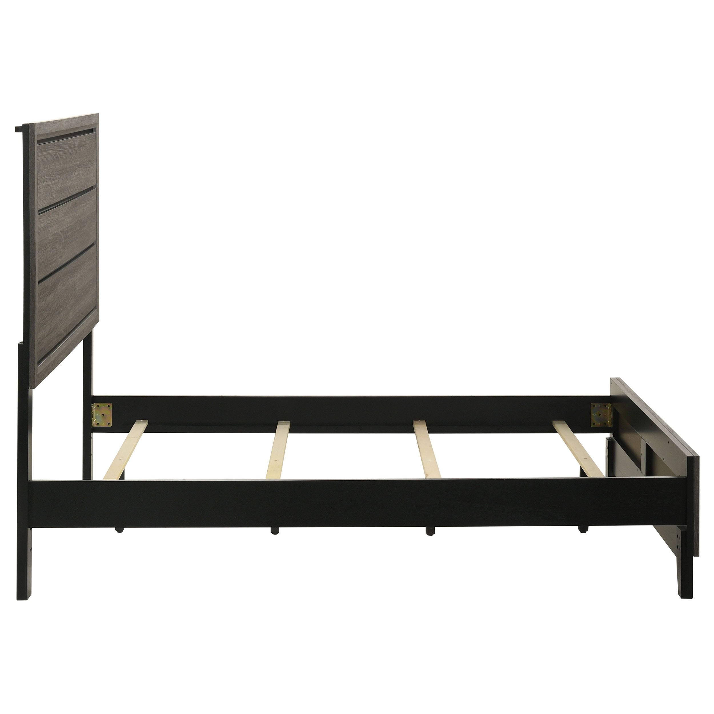 Watson Wood California King Panel Bed Grey Oak