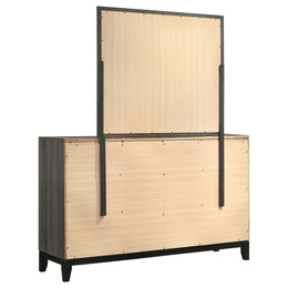 Watson 6-drawer Dresser Grey Oak
