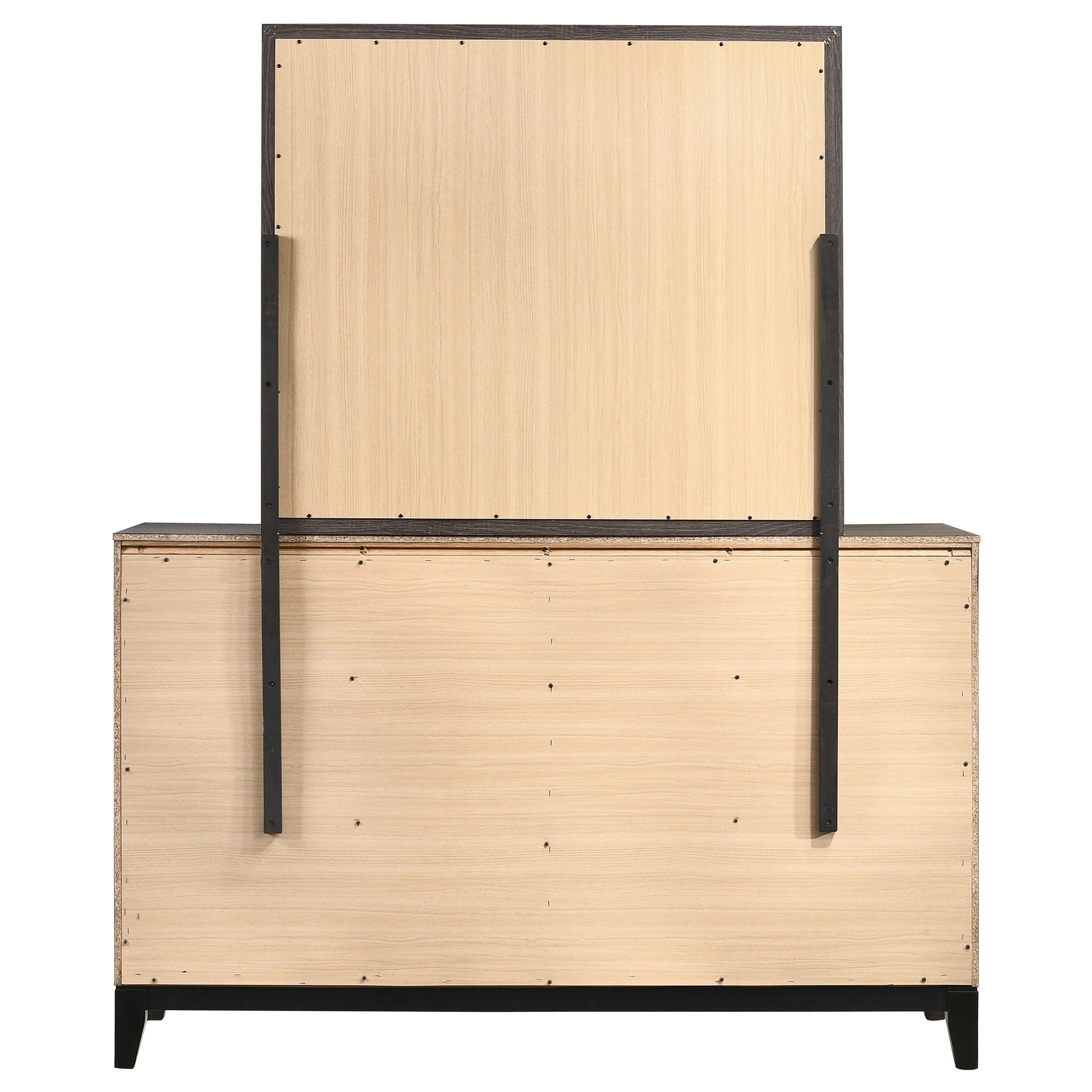 Watson 6-drawer Dresser Grey Oak