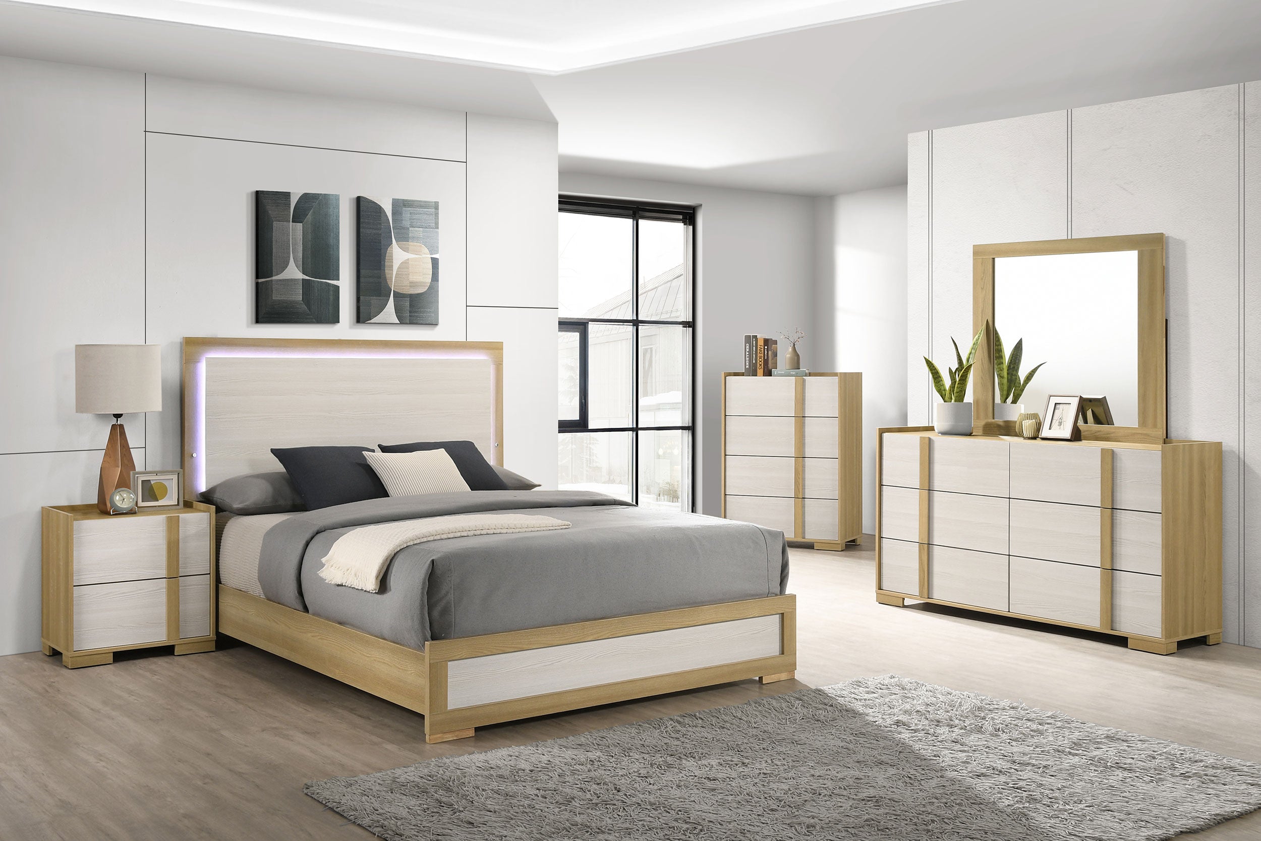 Hyland Bedroom Set Natural