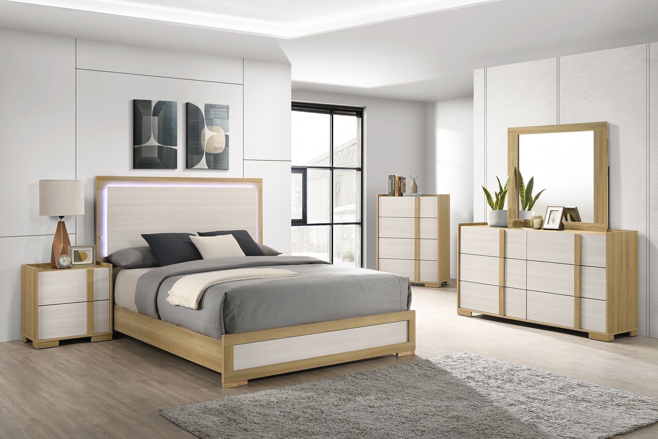 Hyland Bedroom Set Natural
