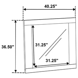 Hyland Dresser Mirror Natural