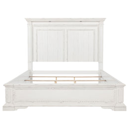 McKinney LED Light Panel Bed Vintage White