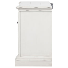 McKinney 2-drawer Nightstand with Dual USB Vintage White