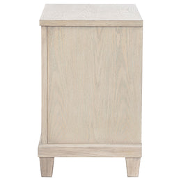 Pembroke 2-drawer Nightstand Bedside Table Washed Oak