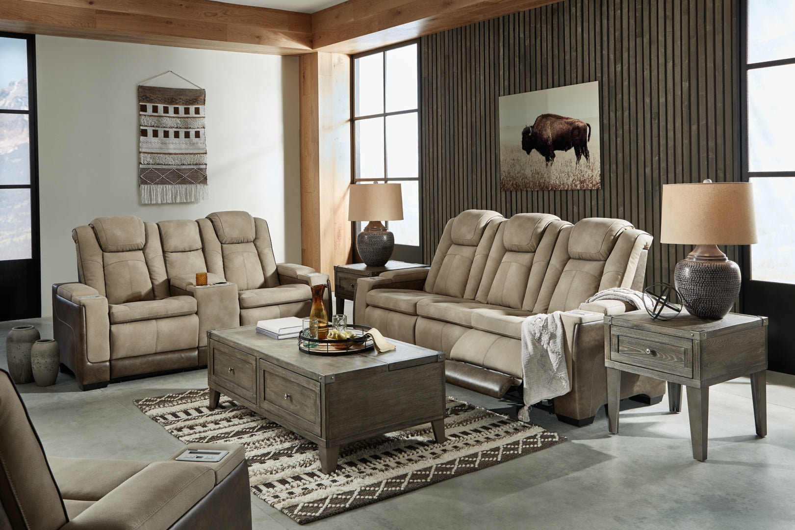 Next-Gen DuraPella Power Reclining Living Room Set