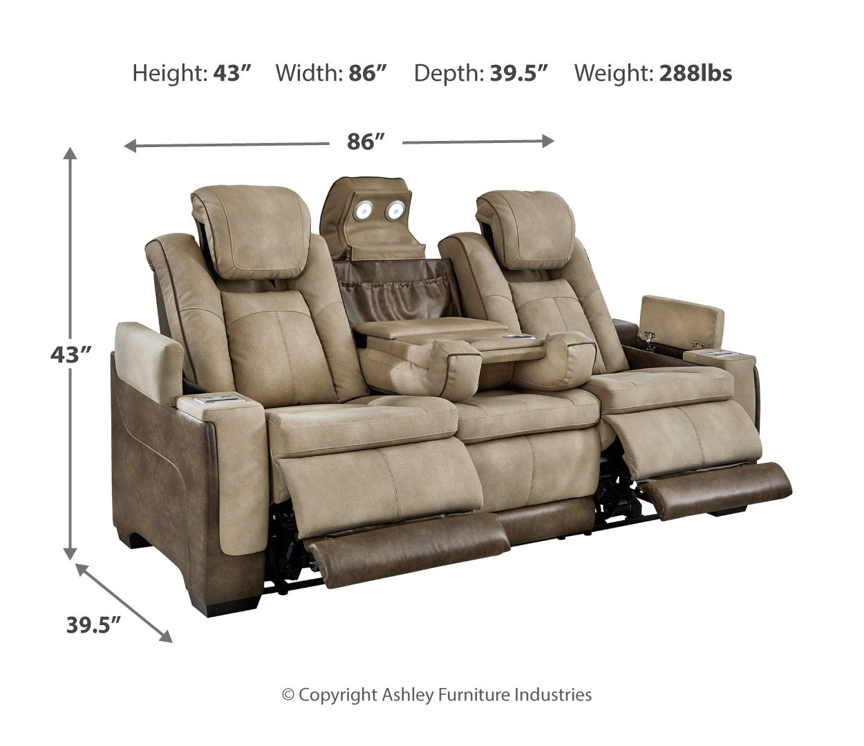 Next-Gen DuraPella Power Reclining Living Room Set
