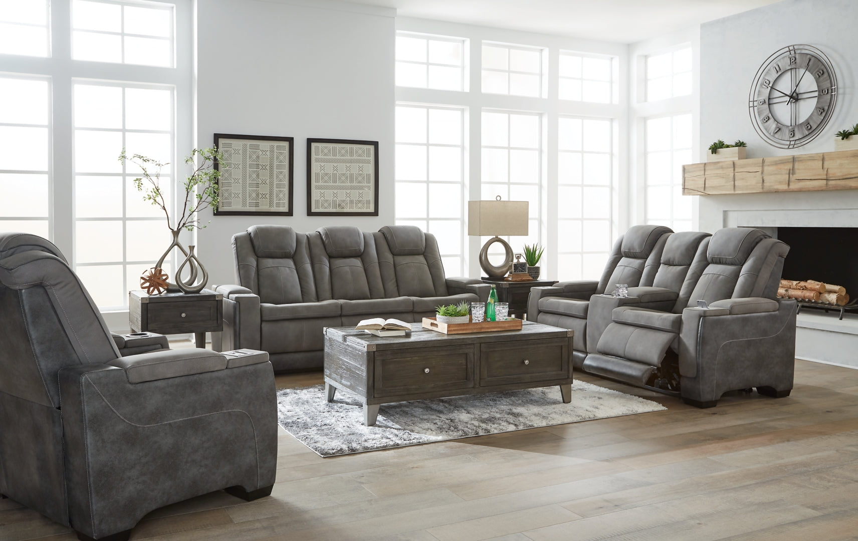 Next-Gen DuraPella Power Reclining Living Room Set