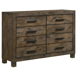 Woodmont California King Bedroom Set Golden Brown