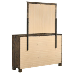 Woodmont 8-drawer Dresser Rustic Golden Brown