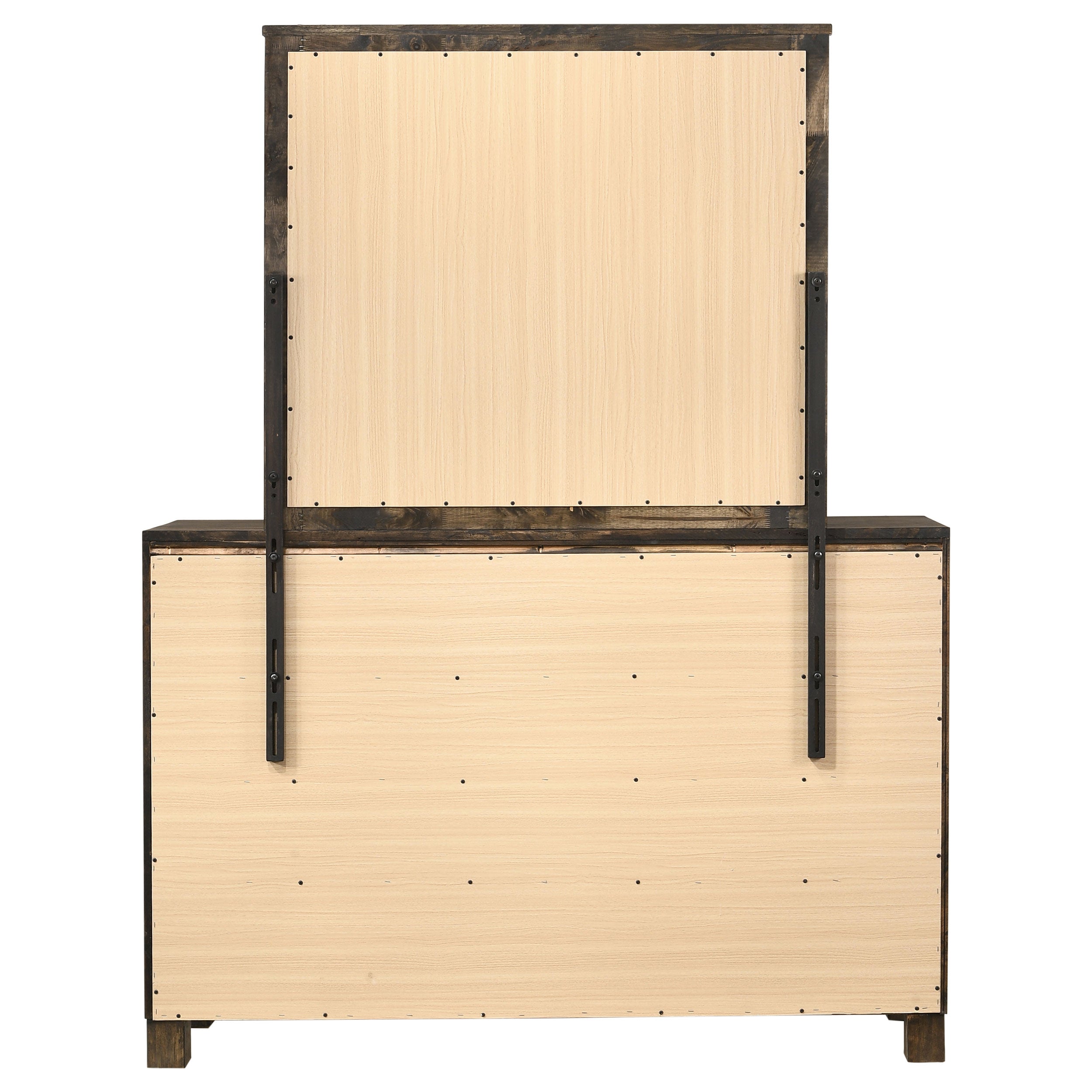 Woodmont 8-drawer Dresser Rustic Golden Brown