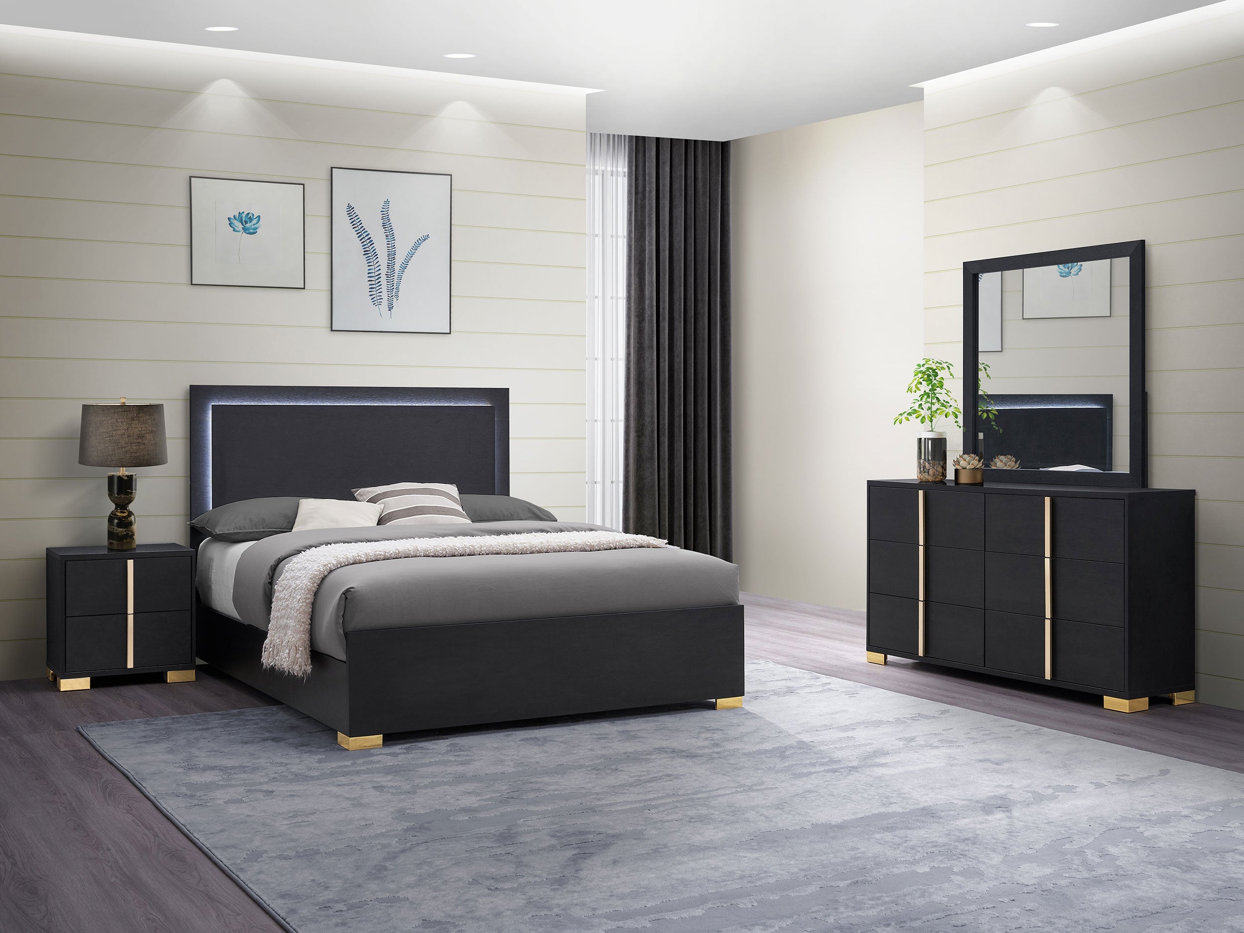 Marceline Bedroom Set Black