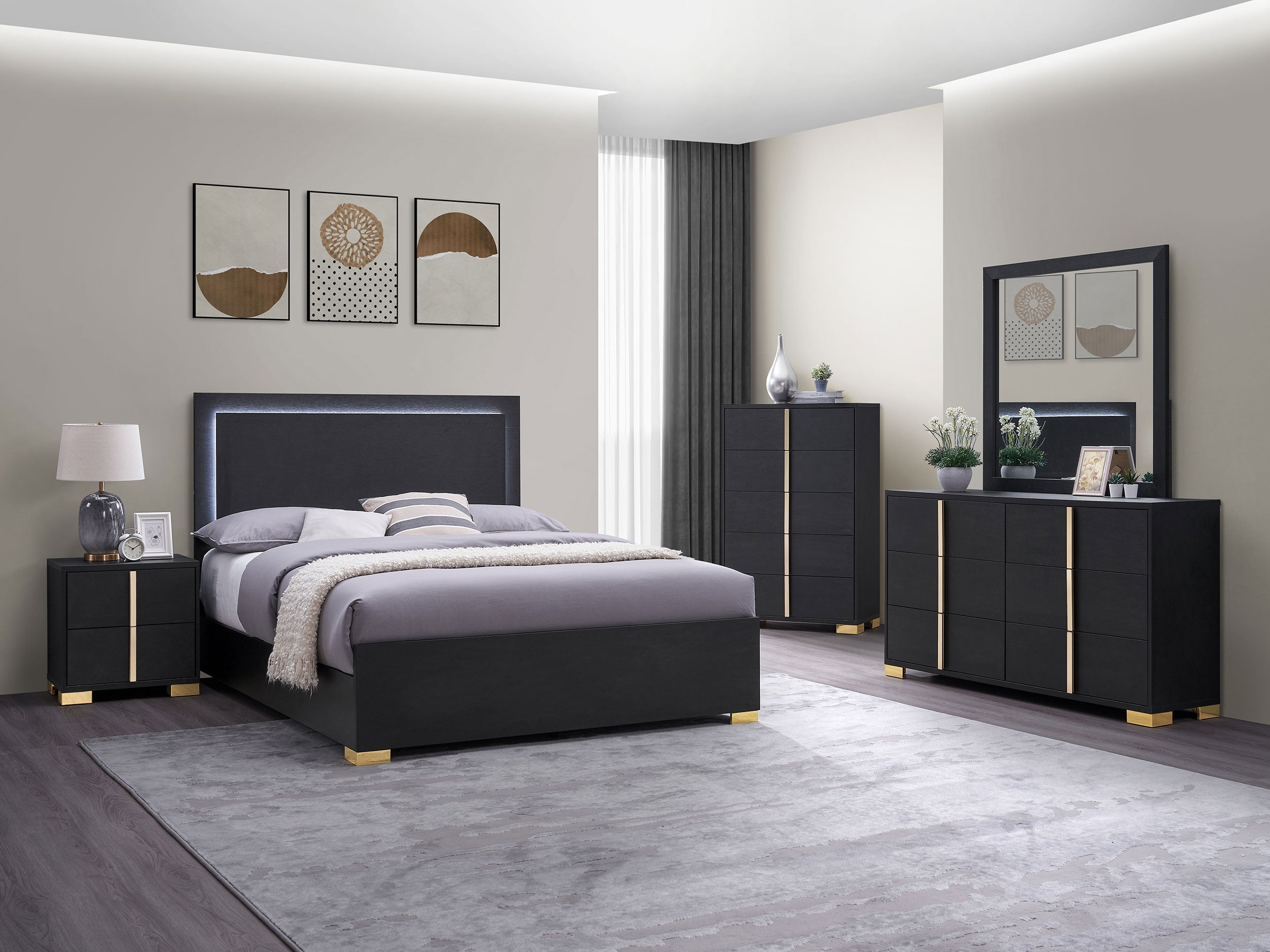 Marceline Bedroom Set Black