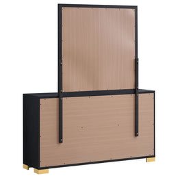 Marceline 6-drawer Dresser Black